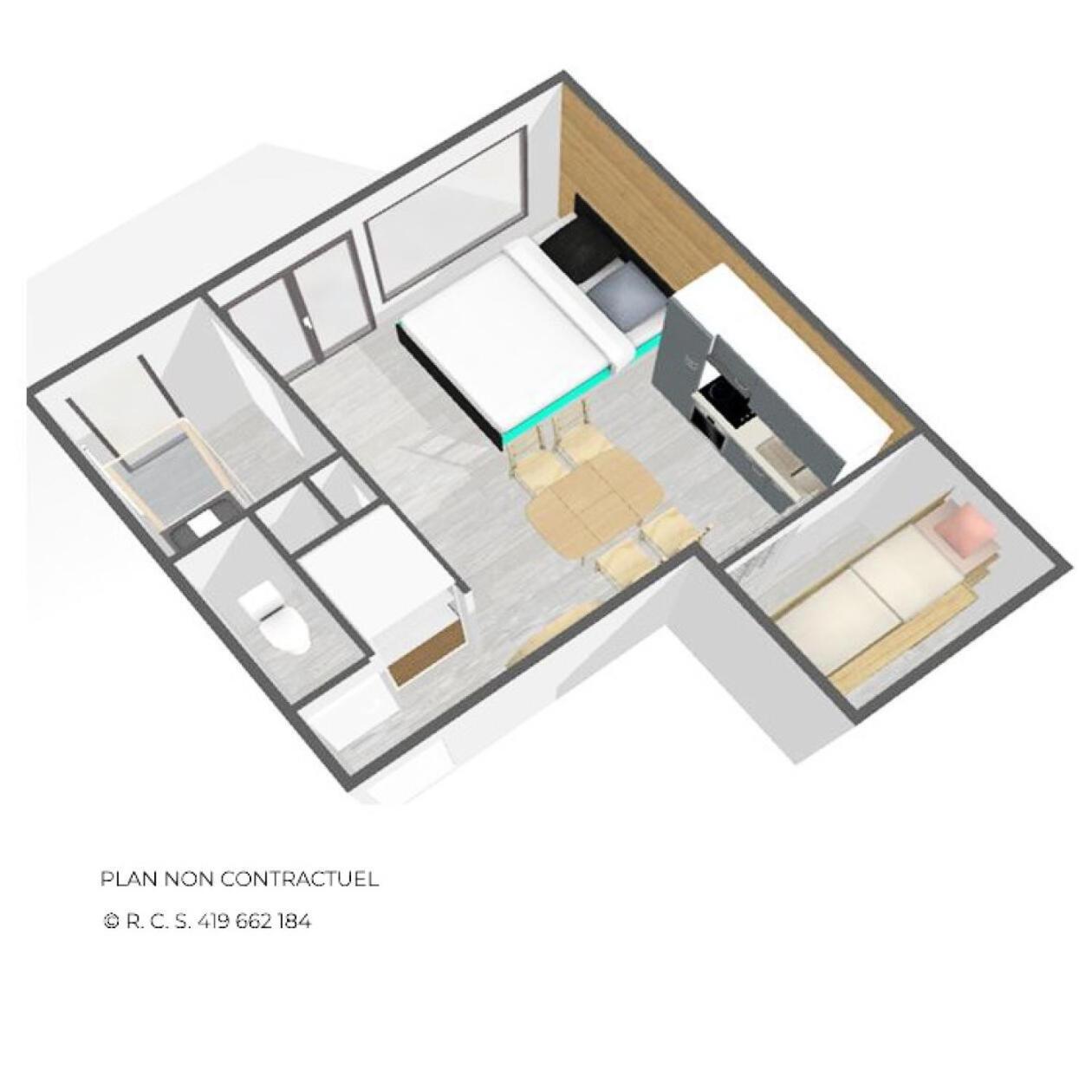 Residence Oisans - Studio Pour 4 Entierement Renove Ski Aux Pieds Au Coeur Des Menuires Mae-5514 Saint-Martin-de-Belleville Buitenkant foto